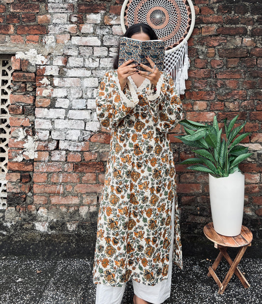 Zafran Pakistani Kurti