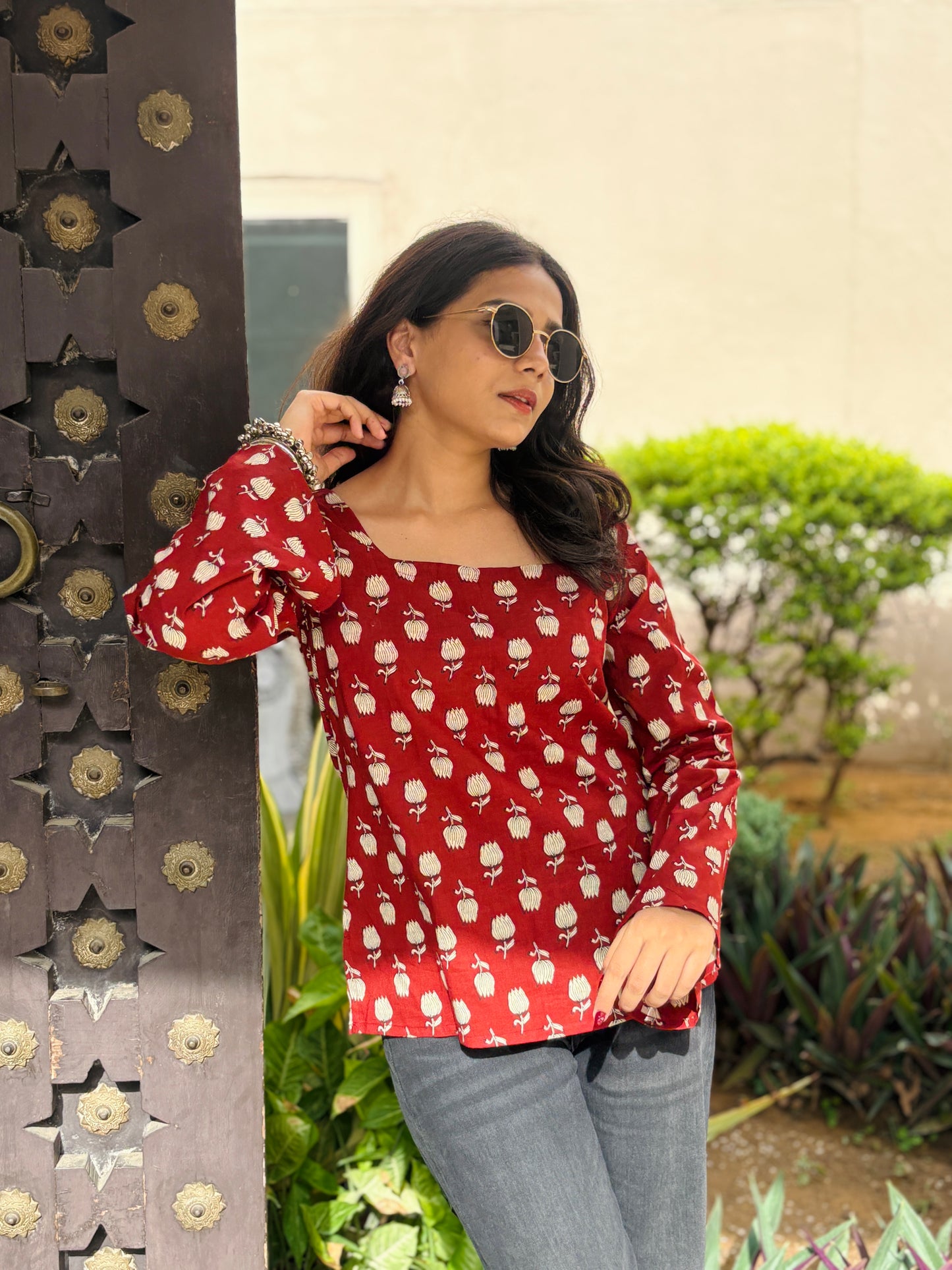 Ravya Square Neck Kurti