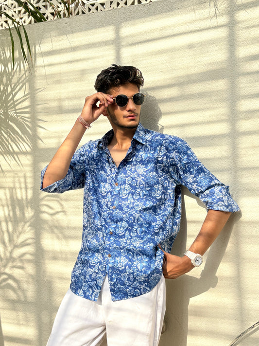 The Sagar Blue Shirt