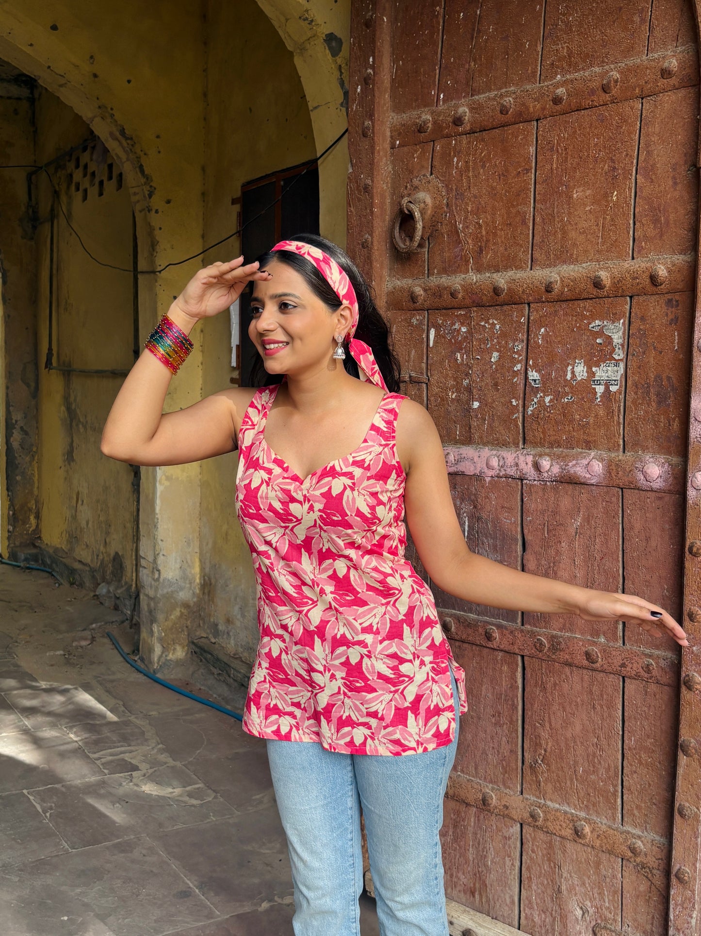 Mohini Short Kurti with Scarf