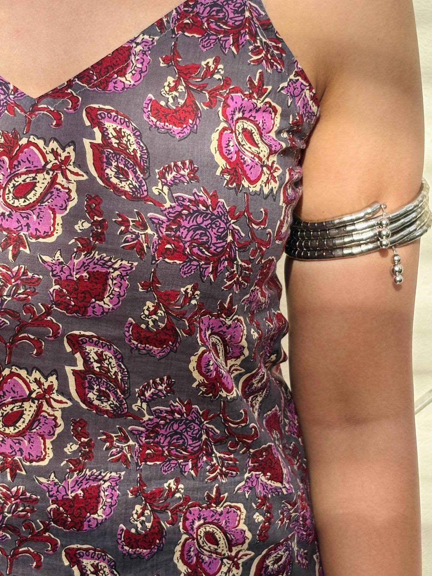Rasrang - V neck Strap Kurti