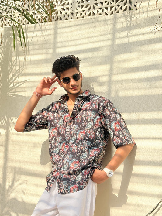 Mehfil Oversize Half Sleeves Shirt