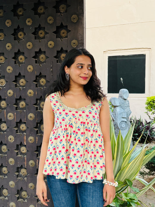 Jasmine Peplum Kurti