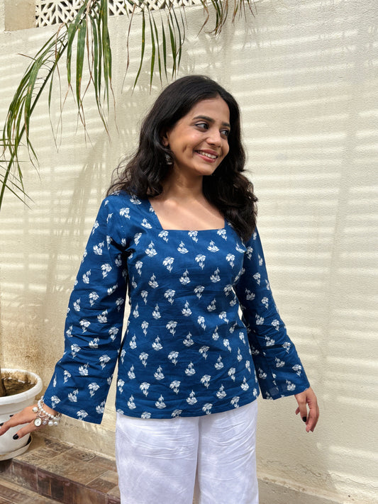 The Zeenat Kurti (Royal Blue Edition)