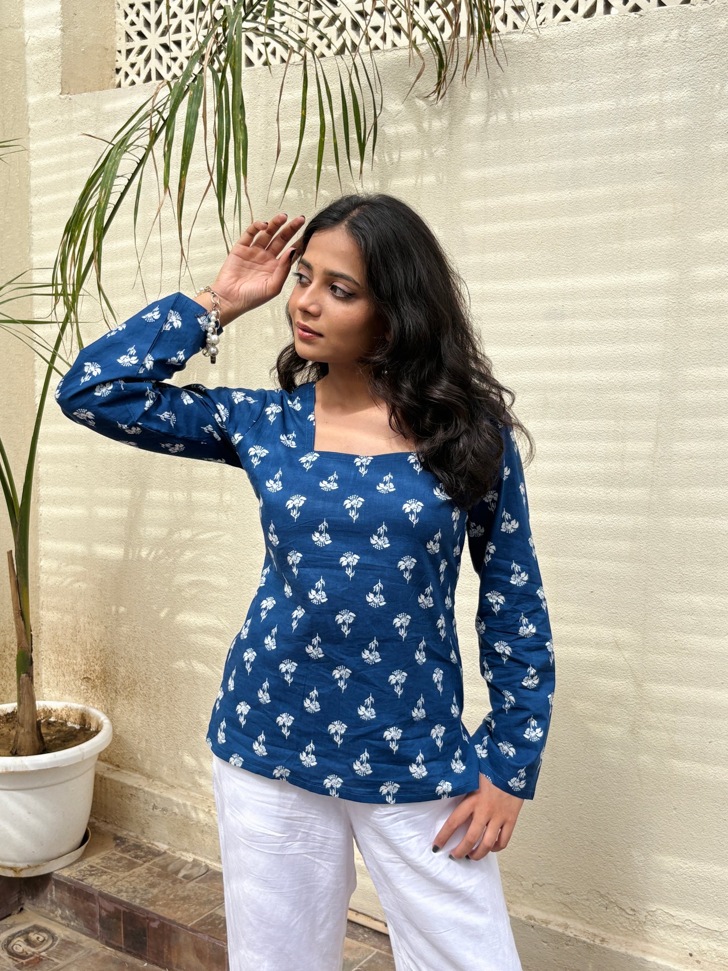The Zeenat Kurti (Royal Blue Edition)