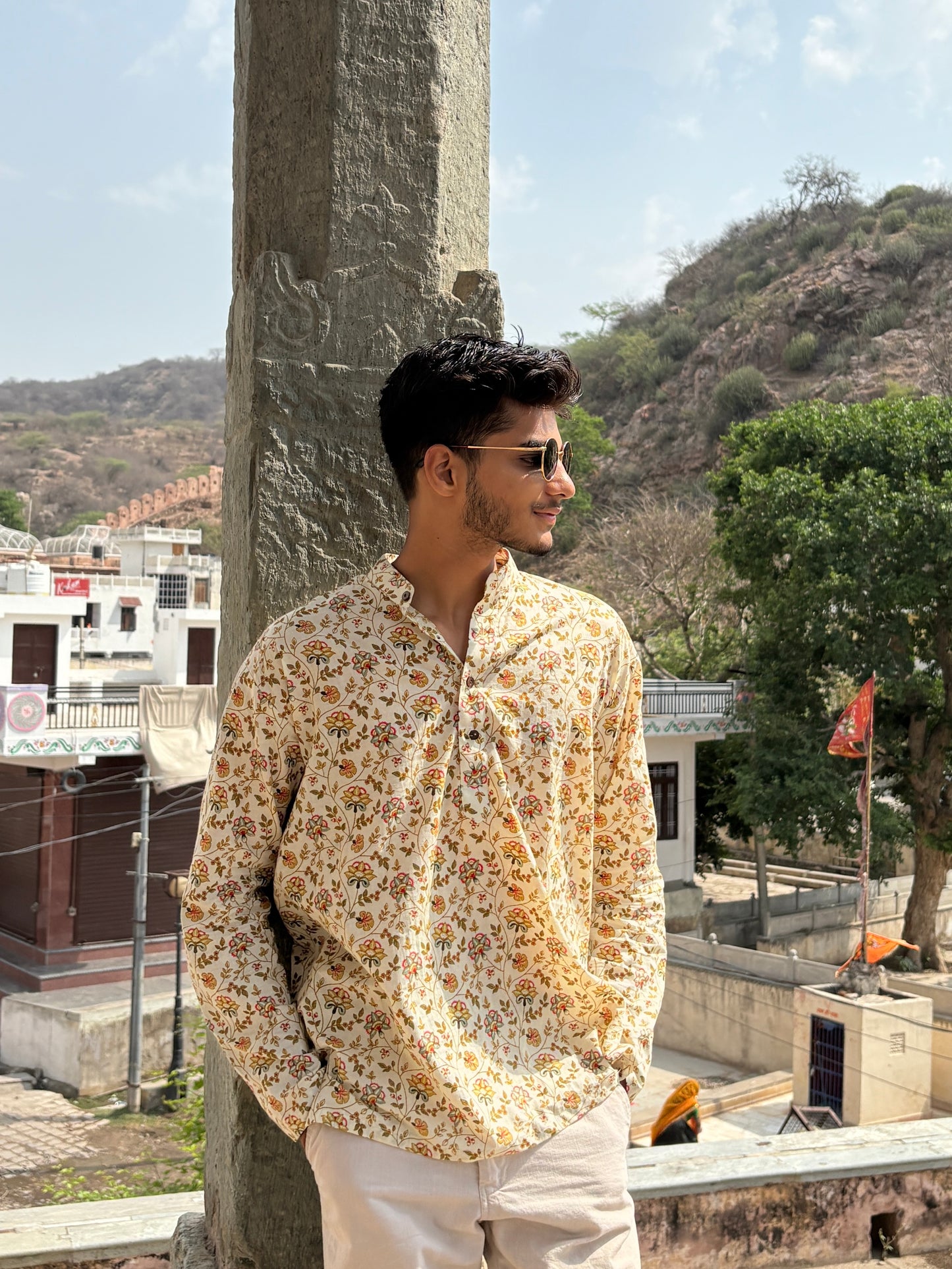 Chandan Kurta - Pastel Floral Ethnic Edition