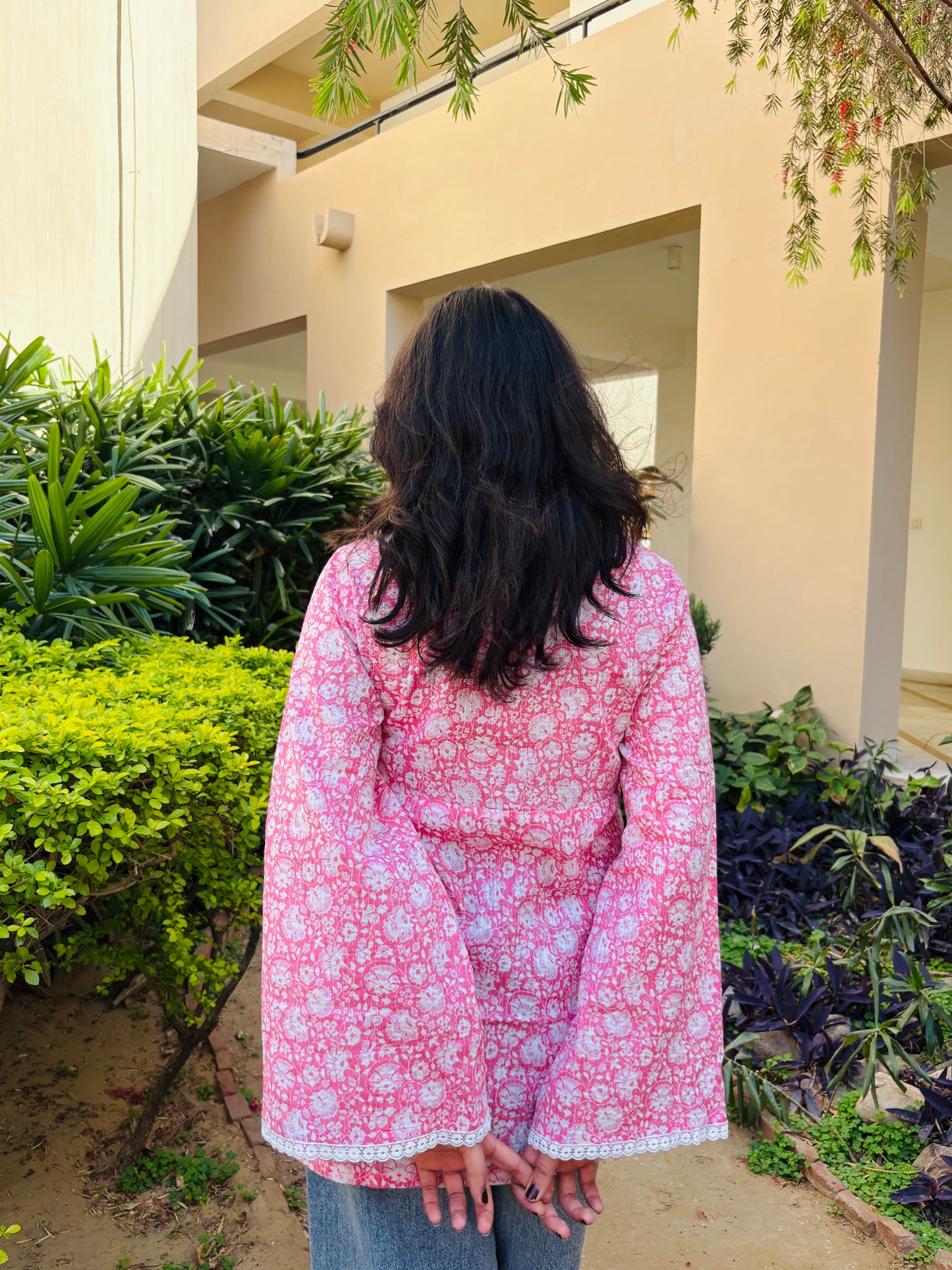 Roohani Kurti ( Soft Print Handblock )