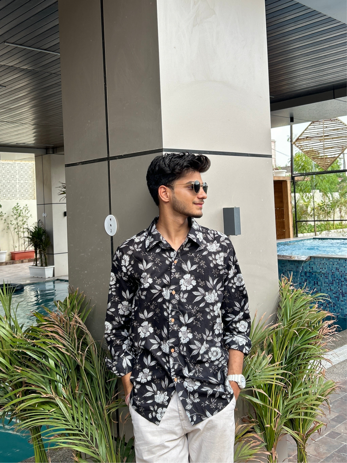The Chand Bahar Black Shirt