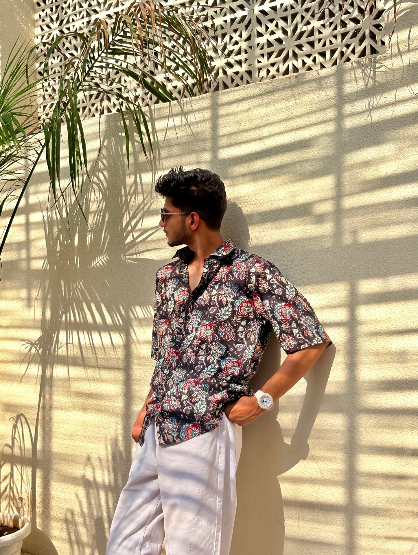 Mehfil Oversize Half Sleeves Shirt