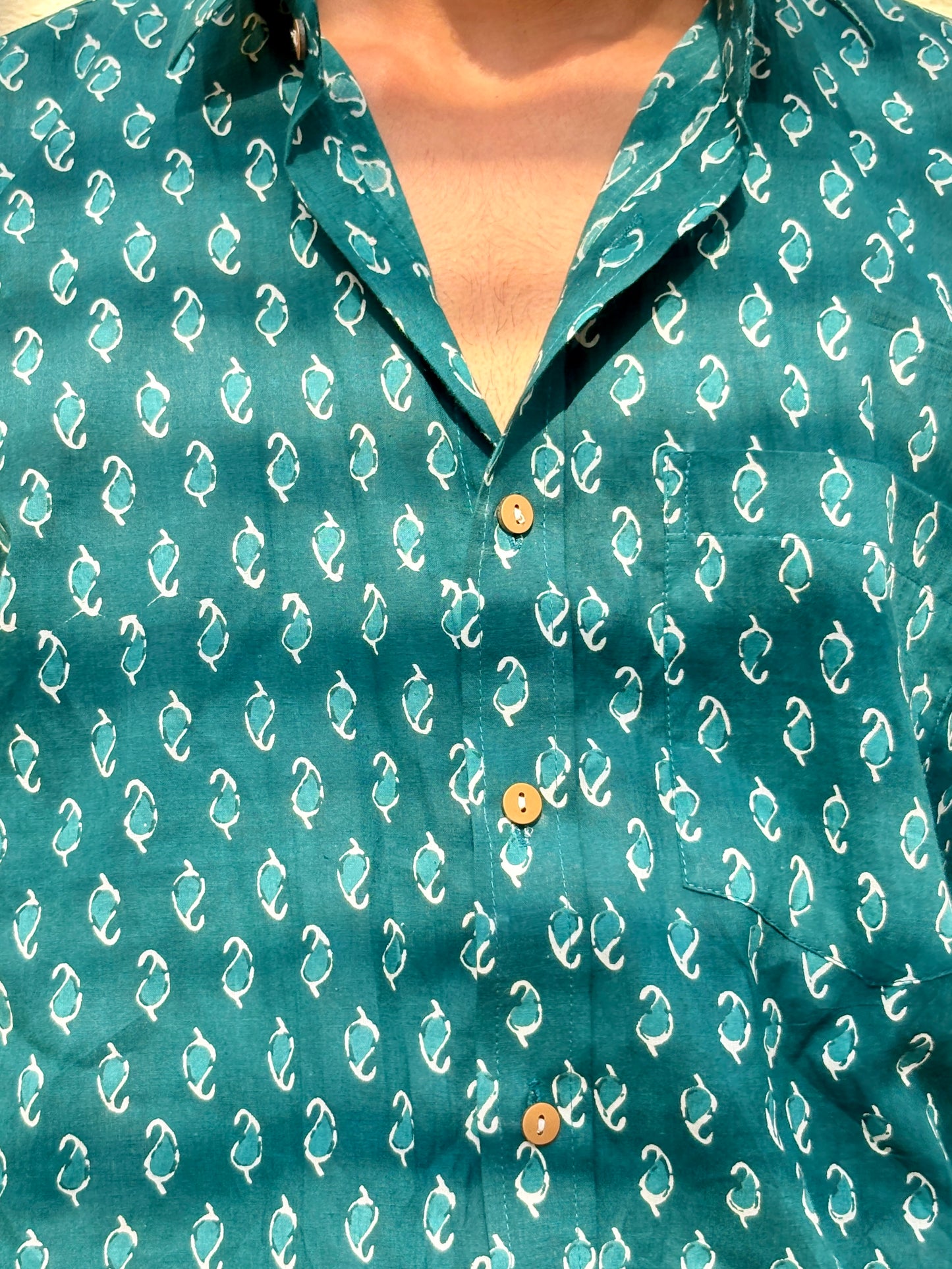 The Mayur Green Shirt