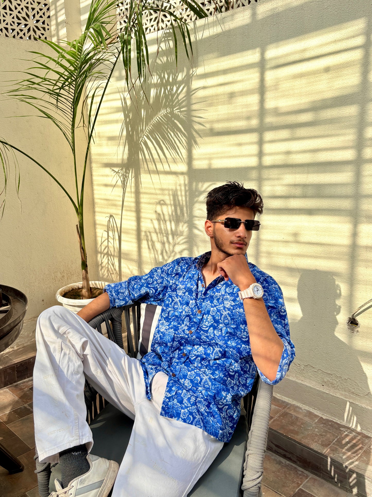 The Sagar Blue Shirt