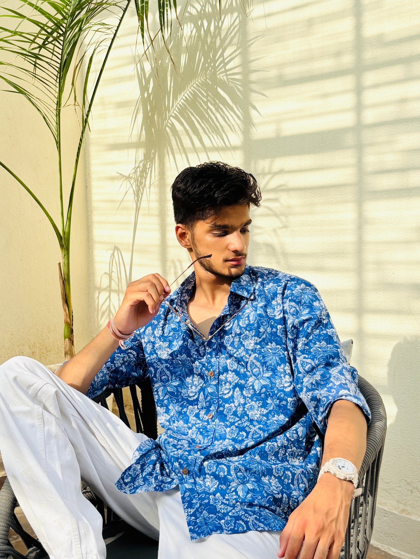 The Sagar Blue Shirt