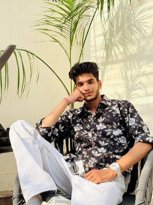 The Chand Bahar Black Shirt