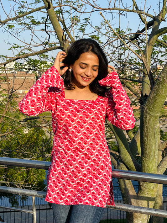 The Madhubala Kurti (Blush Pink Edition)