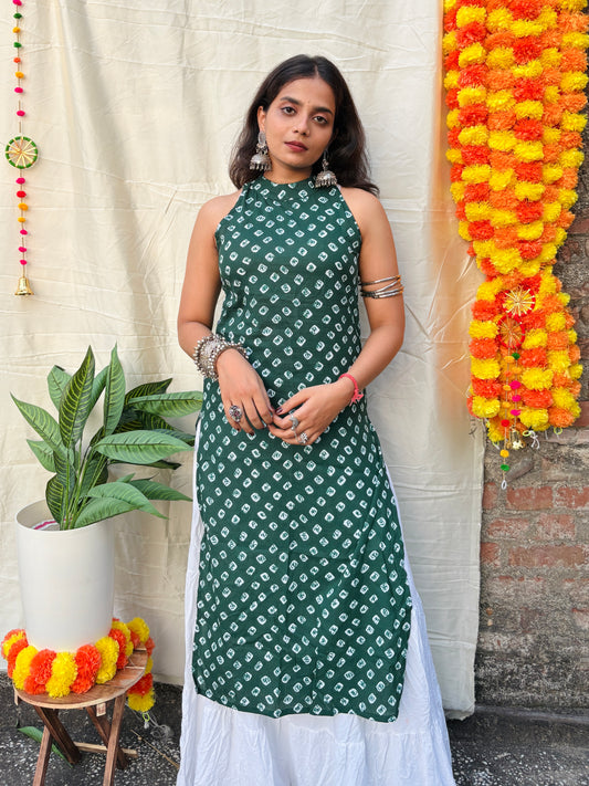Ragini Halter Neck Kurti