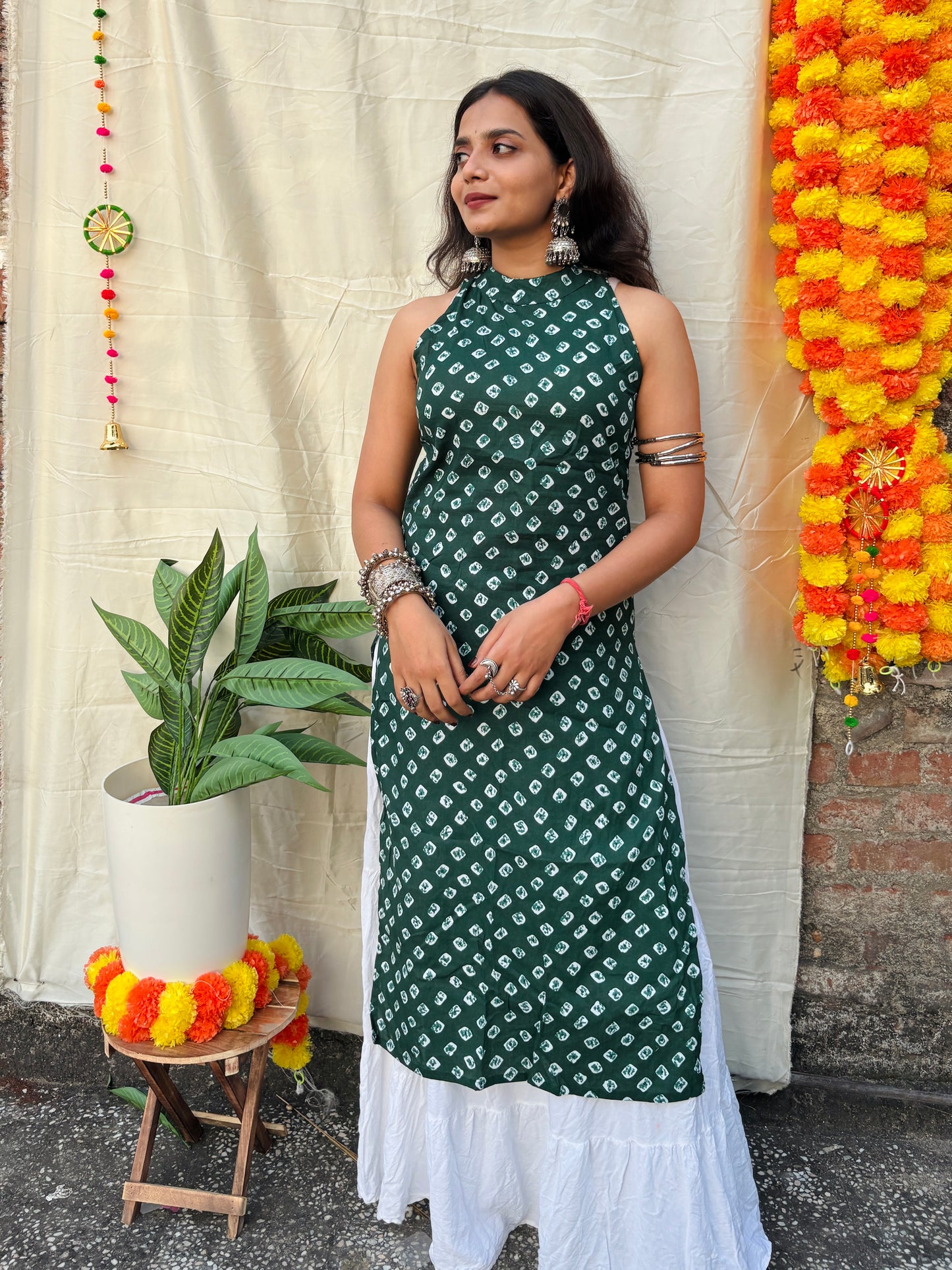 Ragini Halter Neck Kurti
