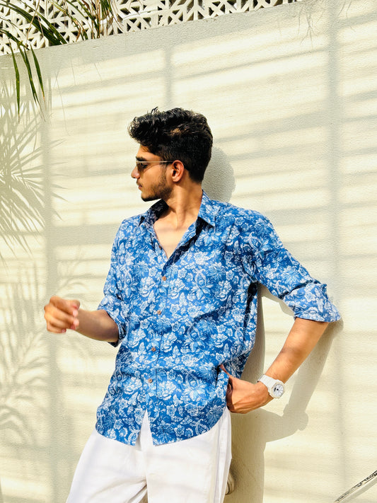 The Sagar Blue Shirt