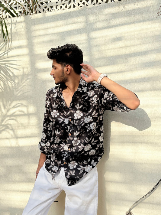 The Chand Bahar Black Shirt