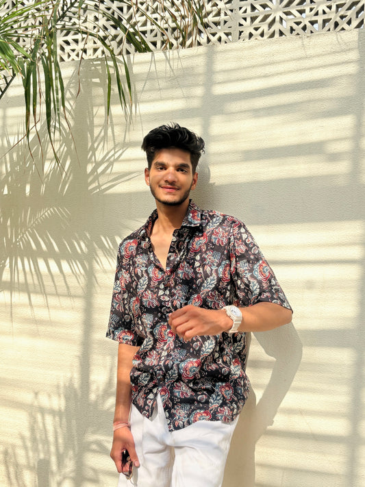 Mehfil Oversize Half Sleeves Shirt